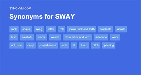 sway synonym|sway definition synonym.